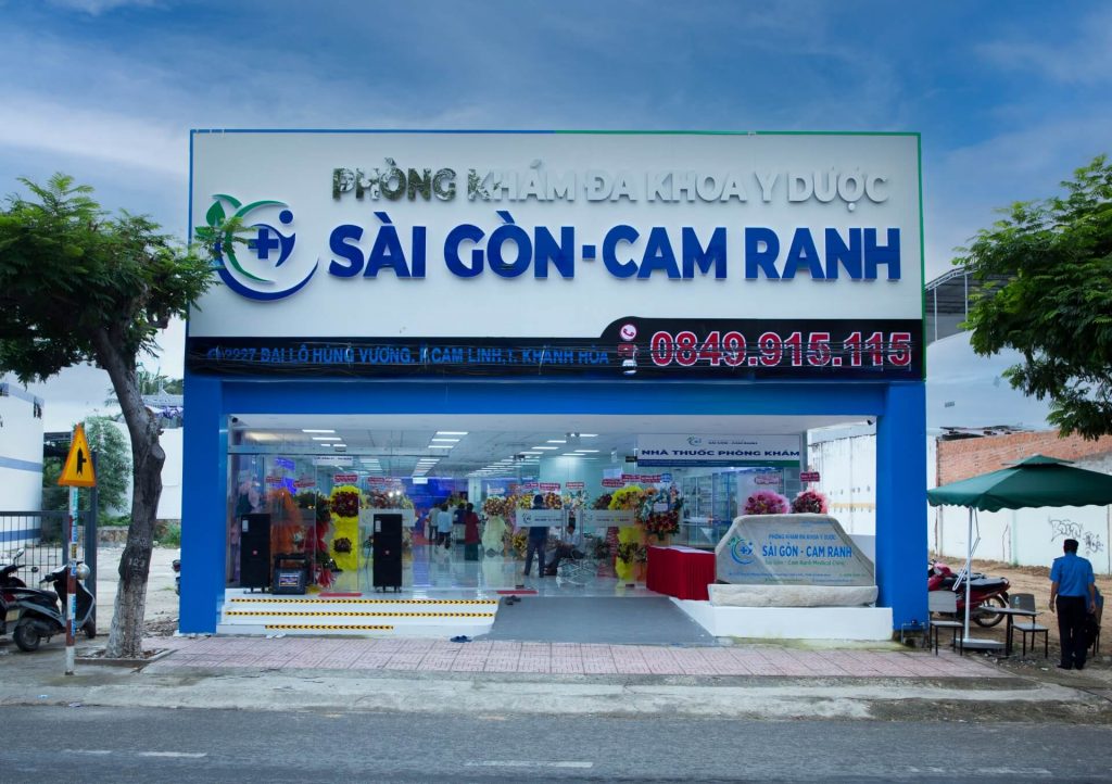 Mặt tiền phòng khám đa khoa y dược sài gòn cam ranh
